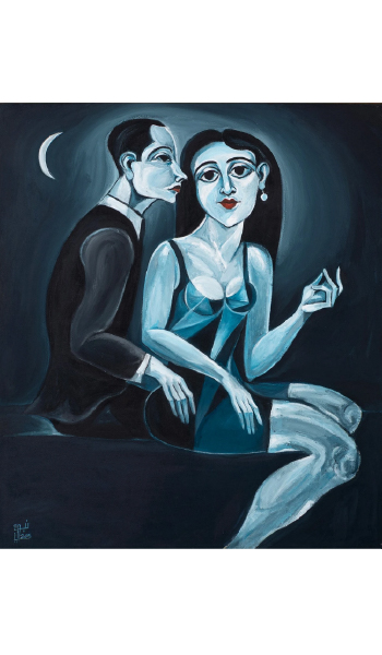 Woman with a whisper