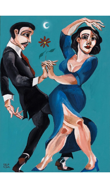 A flower between moves