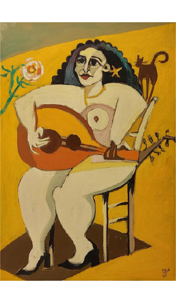 Nude musician